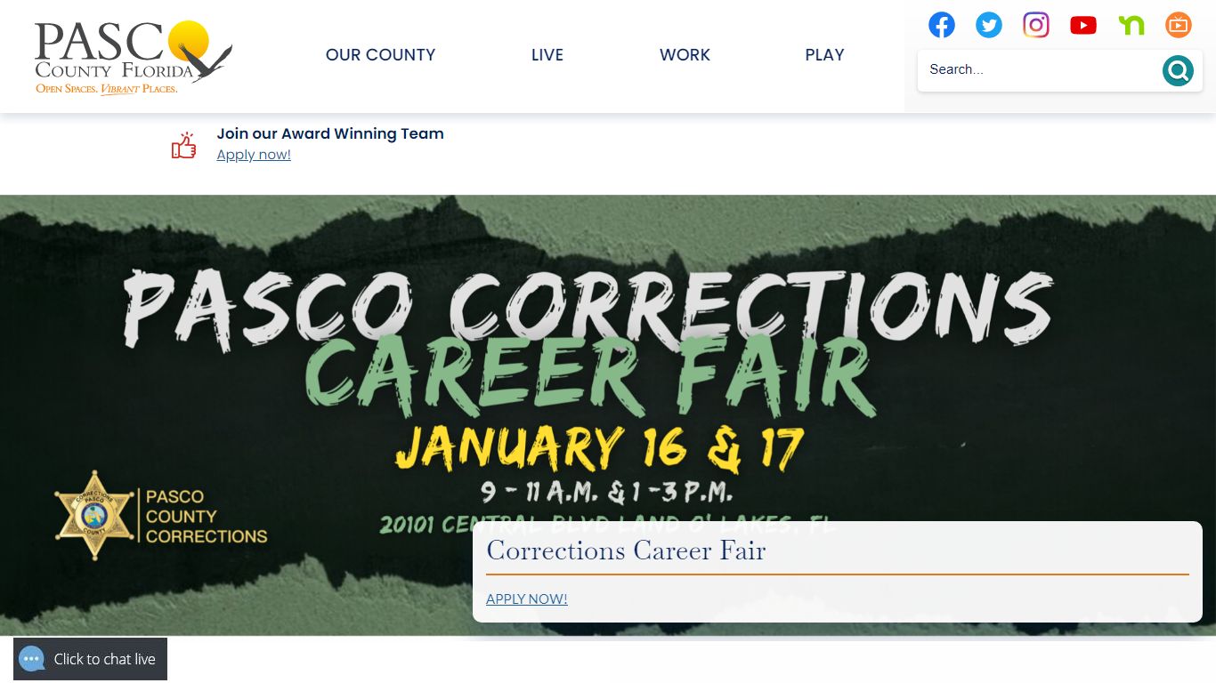 Pasco Corrections | Pasco County, FL - Official Website